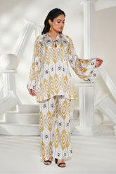 Silk Floral Co-Ords Suit