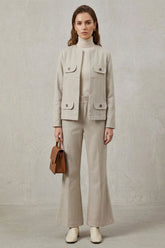 Beige Wool Co-Ord set