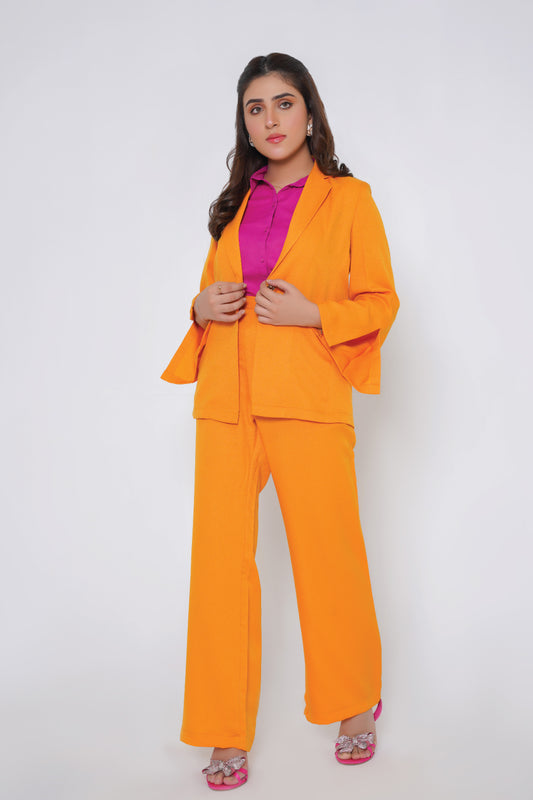 Yellow Pant- Blazer 3pcs