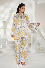 Silk Floral Co-Ords Suit