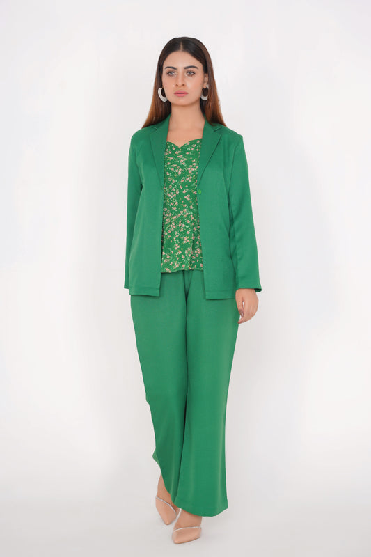 Green Pant- Blazer 3pcs