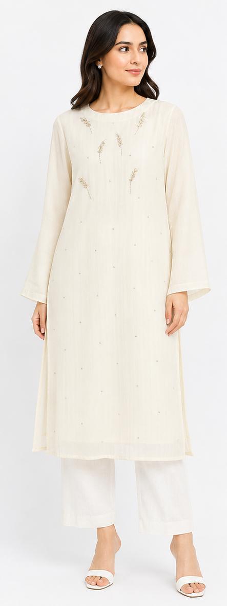 Off White Dress