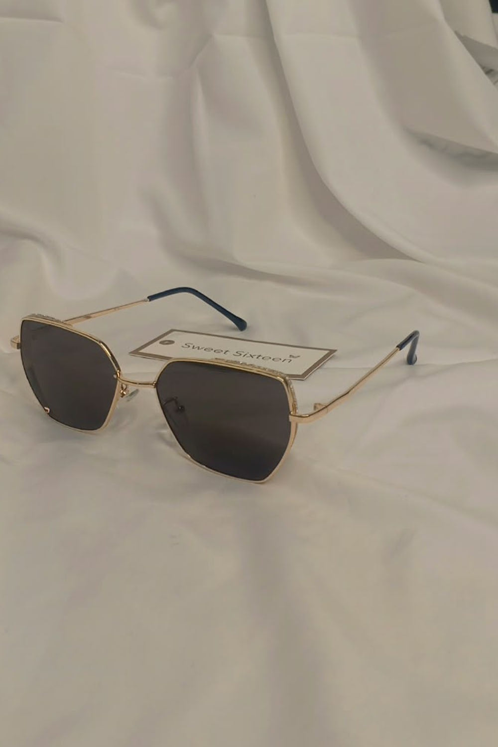 Gold Rimmed Sunglasses