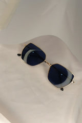 Gold Rimmed Sunglasses