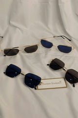 Gold Rimmed Sunglasses