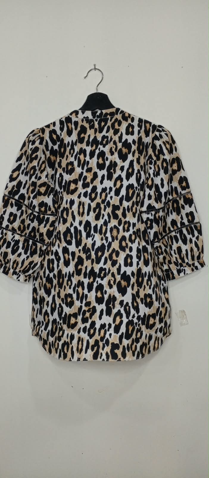 Button Down (Tiger Print) Top