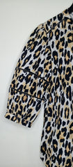 Button Down (Tiger Print) Top