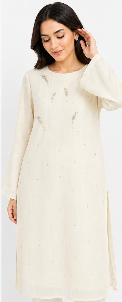 Off White Dress
